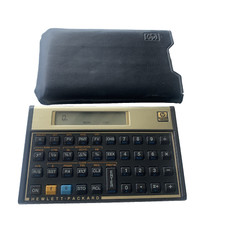 Usado, Calculadora financeira vintage HP 12C com estojo original feita na Malásia comprar usado  Enviando para Brazil