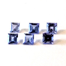 6pcs natural tanzanite for sale  LONDON