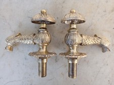 Par Vintage Torneira de Latão 1/2" Água Lavatório Quente e Frio Pia Formato de Pássaro comprar usado  Enviando para Brazil