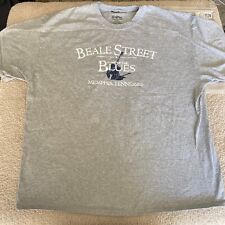 Camisa Beale Street Blues Memphis Tennessee Adulto Extra Grande 2XL XXL Guitarra Cinza comprar usado  Enviando para Brazil