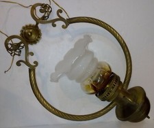 Lampadario ottone vintage usato  Gioia del Colle