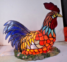 Stained glass rooster for sale  Edwards