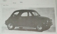 Fiat 500 1967 for sale  ST. AUSTELL