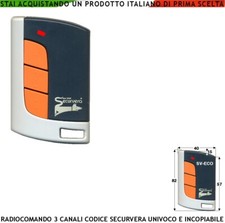 Telecomando radiocomando secur usato  Roma
