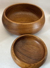 Vintage teak bowls for sale  KIDLINGTON