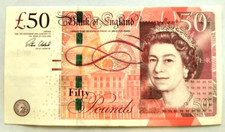 Fifty pounds. england. usato  Feltre