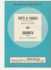Spartito tutti tavola usato  Cordenons