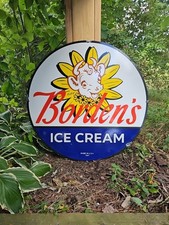 Placa de porcelana gigante 1941 vintage Borden's antiga fazenda leiteira sorvete , usado comprar usado  Enviando para Brazil