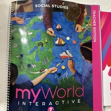 my world interactive 2 social studies teachers edition With Activity Guide comprar usado  Enviando para Brazil
