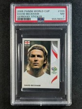Adesivo 2006 Panini Copa do Mundo FIFA Alemanha David Beckham Inglaterra #103 PSA 7 comprar usado  Enviando para Brazil