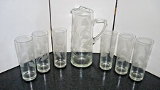 Retro floral etched for sale  COVENTRY