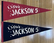 JACKSONS I Love Original Anos 70 Lote De 2 Pennants MICHAEL JACKSON FIVE 5, usado comprar usado JACKSONS I Love Original Anos 70 Lote De 2 Pennants MICHAEL JACKSON FIVE 5, usado comprar usado  Enviando para Brazil