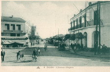 Cpa oujda avenue d'occasion  Saint-Amans-Soult