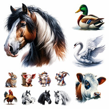 Farm animal vinyl for sale  TAMWORTH