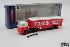 Albedo Scania 111 Koffersattelzug 2a/2a „Tuborg Beer“ 1:87 /AL1456 comprar usado  Enviando para Brazil