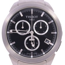 Relógio masculino Tissot T-Sport cronógrafo titânio mostrador preto 42mm quartzo usado comprar usado  Enviando para Brazil
