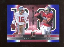 Joe Montana/Jerry Rice 2024 Topps Signature Class PURPLE CHROME REF #/100 SP comprar usado  Enviando para Brazil