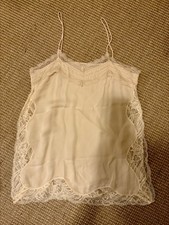 Blusa Zara Zw coleção fenda de renda 5107/040/712 esgotada viral Tik Tok comprar usado  Enviando para Brazil