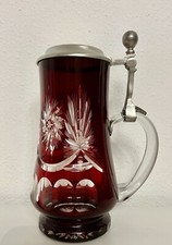 Bierkrug zinndeckel bleikrista gebraucht kaufen  Oberding