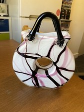 Glass bag vase for sale  READING