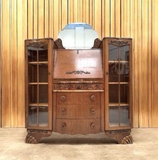 Antique oak slim for sale  BURTON-ON-TRENT