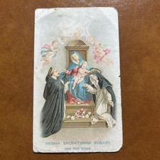 SANTINO HOLY CARD REGINA SACRATISSIMI ROSARII comprar usado  Enviando para Brazil