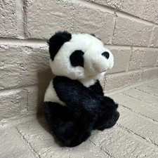 Mini urso panda de pelúcia vintage Aurora World urso panda bicho de pelúcia realista 5" comprar usado  Enviando para Brazil