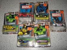 Lote de carros fundidos Marvel Maisto miniatura colecionável quadrinhos Wolverine Hulk comprar usado  Enviando para Brazil