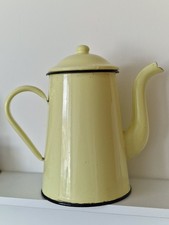 Vintage enamel yellow for sale Vintage enamel yellow for sale  BRIERLEY HILL