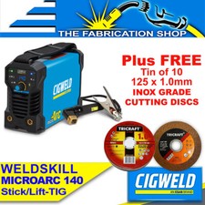 Usado, Cigweld 140A DC Weldskill soldador microarco vara elevador TIG arco portátil W1008162 comprar usado  Enviando para Brazil