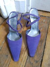 Escarpins violets ouverts d'occasion  Paris-
