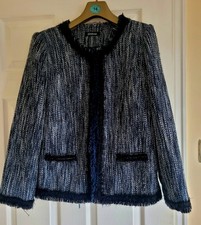 Blue boucle jacket for sale  THORNTON-CLEVELEYS