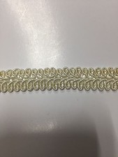  Boneca de costura GIMP trançada trança marfim acabamento artesanal 1/2 de largura, vendida por 10 jardas  comprar usado  Enviando para Brazil