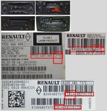 Radio code renault gebraucht kaufen  Obersulm