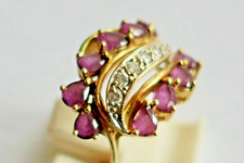 Bague sertie diamants d'occasion  France