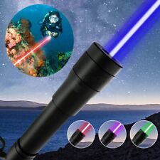 Ponteiro laser azul impermeável H5 feixe verde visível mergulho vermelho lazer caneta roxa comprar usado  Enviando para Brazil
