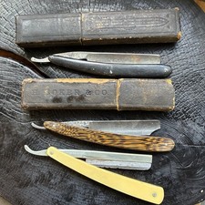 Antique straight razors for sale  Mass City