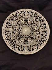 Tigela de frutas vintage 1953 Coronation Coalbrookdale ferro fundido padrão 11" 1850 comprar usado  Enviando para Brazil