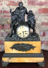 Pendule horloge bronze d'occasion  Claye-Souilly