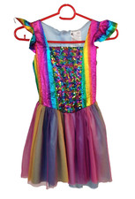 Kleid kostüm regenbogen gebraucht kaufen  Hofkirchen