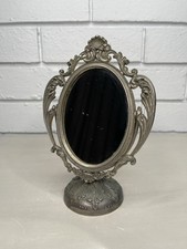 Penteadeira vintage espelho oval com suporte de pedestal Hollywood Regency comprar usado  Enviando para Brazil