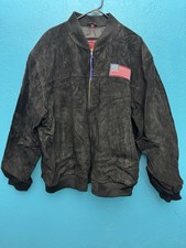 Jaqueta de couro K&S Unique LLC bandeira americana (tamanho 4XL, usado comprar usado  Enviando para Brazil