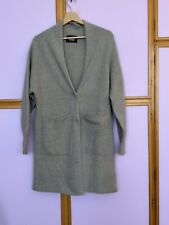 Cardigan lungo grigio usato  Borgosesia