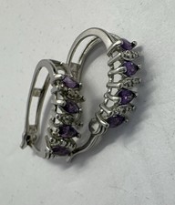 Amethyst gemstone hinged for sale  Clover