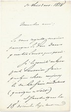 Alphonse lamartine lettre d'occasion  Versailles