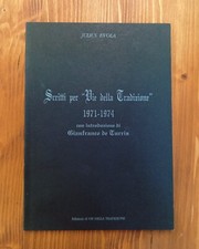 Julius evola scritti usato  Foligno
