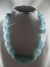 Collana donna acquamarina usato  Genova