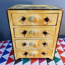 Yellow jewellery wooden for sale  BURNLEY