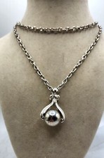 Silver tone ball for sale  Richmond