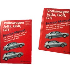 2 Volume VW Jetta, Golf, GTI 1999-2005 Manual de Serviço Capa Dura Como Nova! comprar usado  Enviando para Brazil